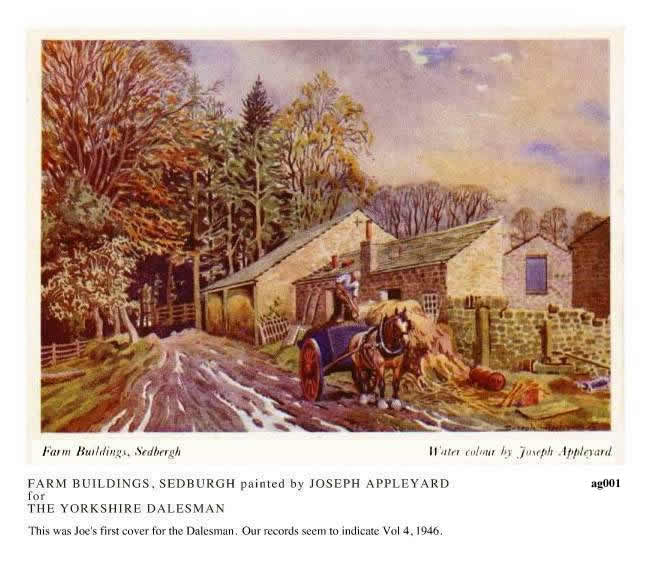  FARM BUILDINGS, SEDBURGH painted by JOSEPH APPLEYARD