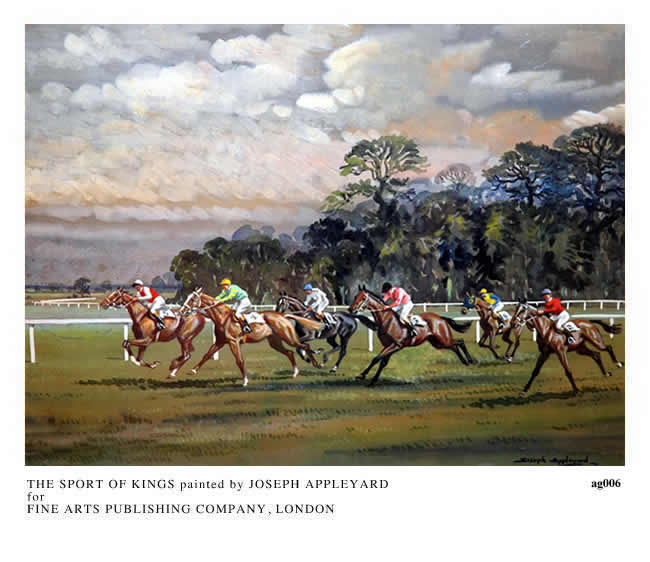 THE SPORT OF KINGS painted by JOSEPH APPLEYARD