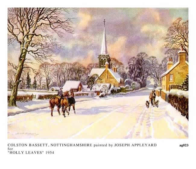 COLSTON BASSETT, NOTTINGHAMSHIRE painted by JOSEPH APPLEYARD