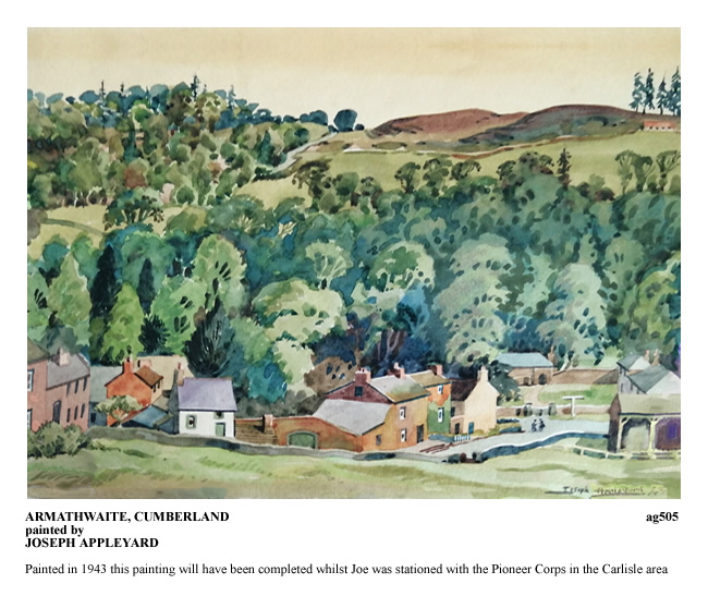 ARMATHWAITE, CUMBERLAND painted by JOSEPH APPLEYARD