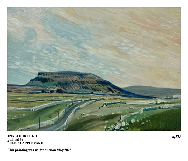 INGLEBOROUGH painted by JOSEPH APPLEYARD