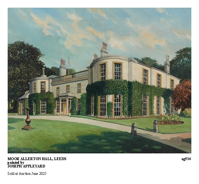 MOOR ALLERTON HALL, LEEDS painted by JOSEPH APPLEYARD