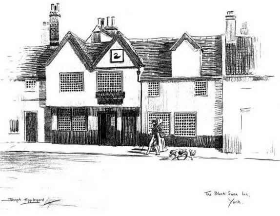 the black swan york. "THE &squot;BLACK SWAN&squot;, PEASHOLME GREEN, YORK"