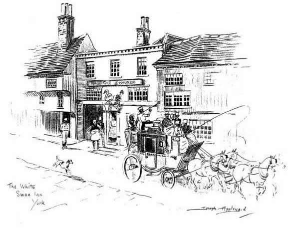 THE WHITE SWAN, YORK by JOSEPH APPLEYARD