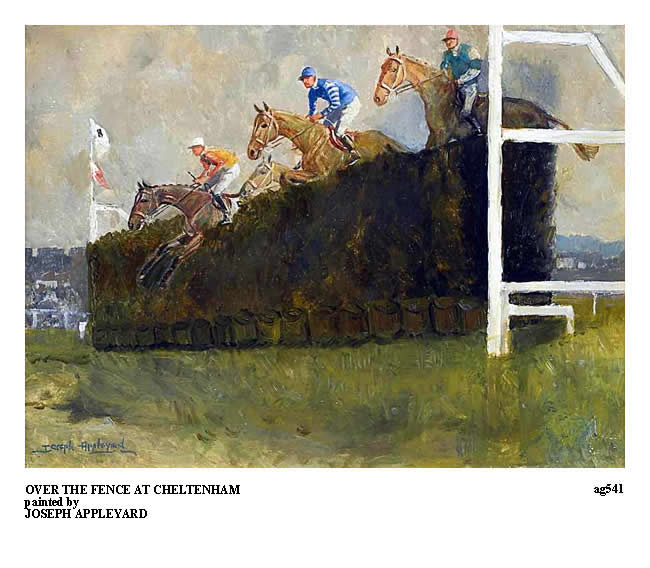 BEECHERS BROOK, AINTREE painted by JOSEPH APPLEYARD