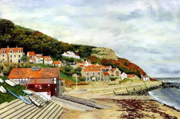 RUNSWICK BAY painted by DAVID APPLEYARD
