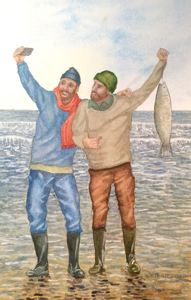 THE ONE THAT DID NOT GET AWAY! painted by DAVID APPLEYARD